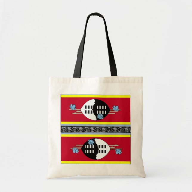 Flagge der Swasiland-Tasche Tragetasche (Vorne)