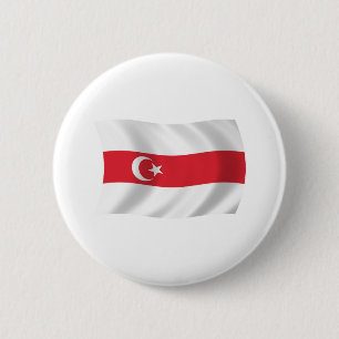 Flagge der Tataren von Belarus Knopf Button