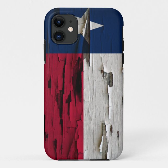 Flagge der Texas-Farben-Schale Case-Mate iPhone Hülle (Rückseite)