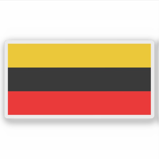 Flagge der Transkaukasischen Föderation, Armenien Aufkleber (Vorderseite)