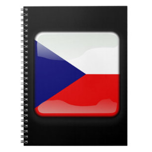 Flagge der Tschechischen Republik Notizblock