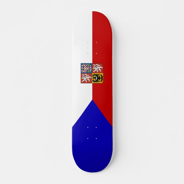 Flagge der Tschechischen Republik Skateboard (Vorne)