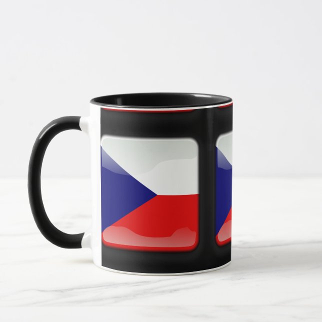 Flagge der Tschechischen Republik Tasse (Links)