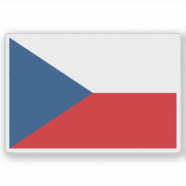 Flagge der Tschechoslowakei (1918-1992) Aufkleber