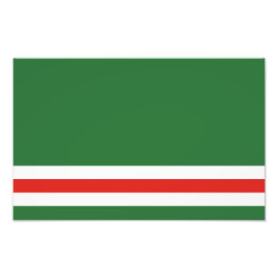 Flagge der Tschetschenischen Republik Itschkerien Fotodruck