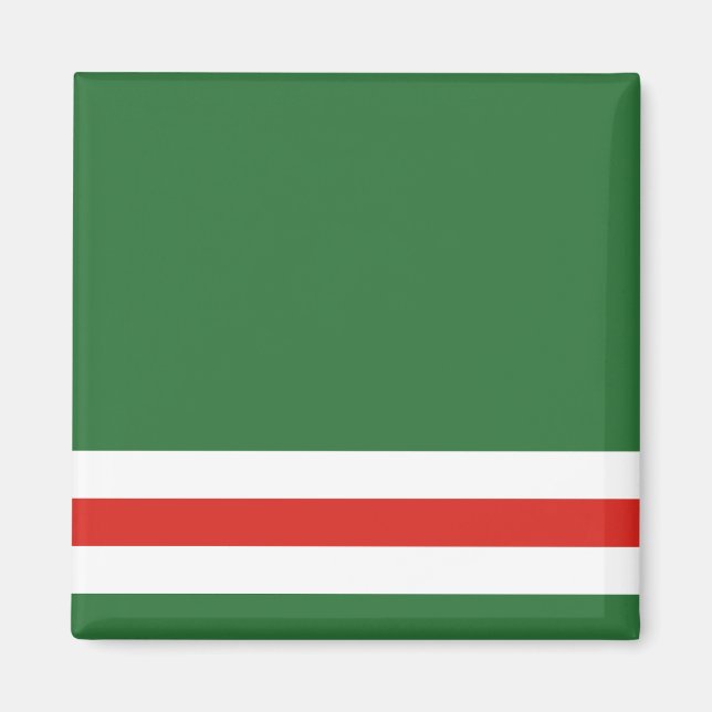 Flagge der Tschetschenischen Republik Itschkerien Magnet (Vorne)