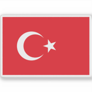 Flagge der Türkei Aufkleber