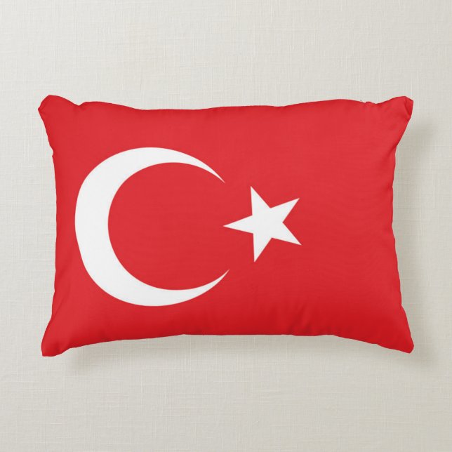 Flagge der Türkei Dekokissen (Vorderseite)