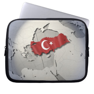 Flagge der Türkei Laptopschutzhülle