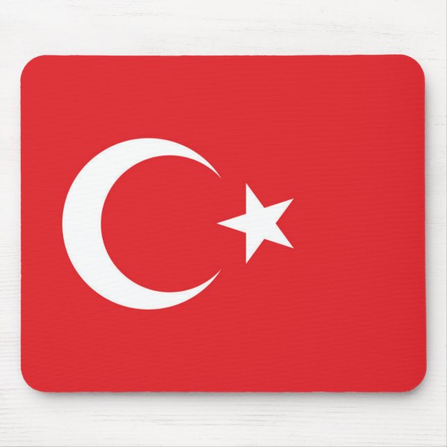 Flagge der Türkei Mousepad (Vorne)