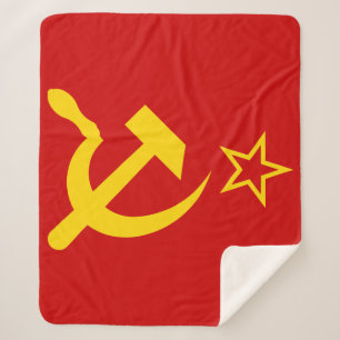 Flagge der UdSSR - Flagge der Sowjetunion Sherpadecke