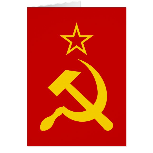 Flagge der UdSSR - sowjetische Gewerkschaft (Vorne)