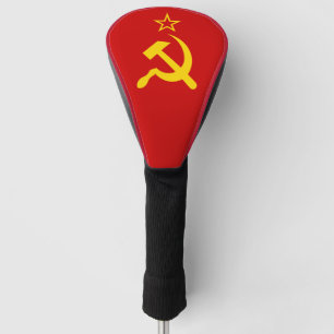 Flagge der UdSSR - sowjetische Gewerkschaft Golf Headcover