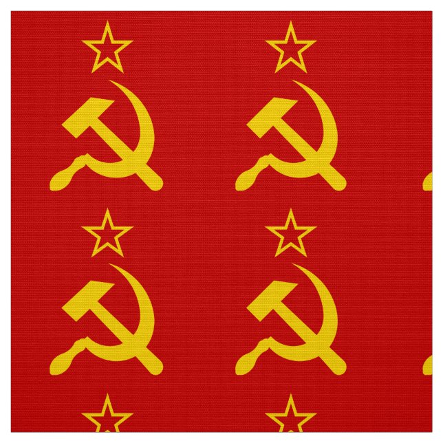 Flagge der UdSSR - sowjetische Gewerkschaft Stoff (Muster)