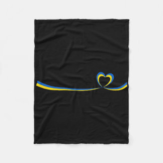 Flagge der Ukraine2 Fleecedecke
