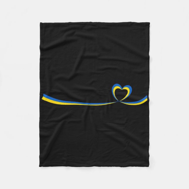 Flagge der Ukraine2 Fleecedecke (Vorderseite)