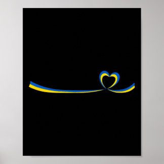 Flagge der Ukraine2 Poster