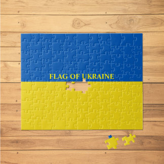 Flagge der Ukraine 8"x10" Puzzle