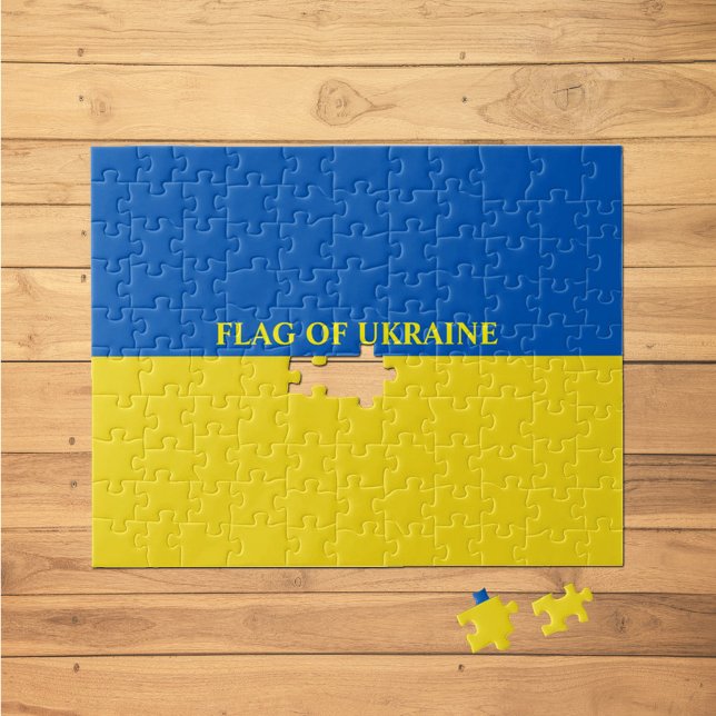 Flagge der Ukraine 8"x10" Puzzle (Von Creator hochgeladen)