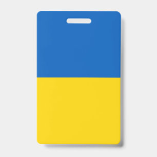 Flagge der Ukraine Ausweis