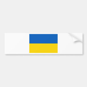 Flagge der Ukraine Autoaufkleber