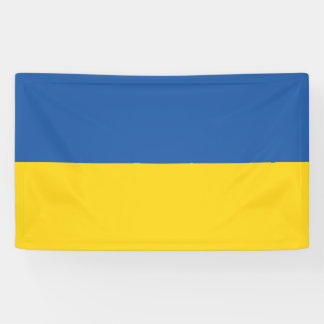 Flagge der Ukraine Banner
