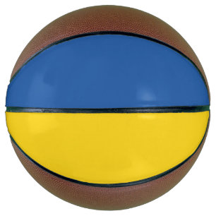 Flagge der Ukraine Basketball
