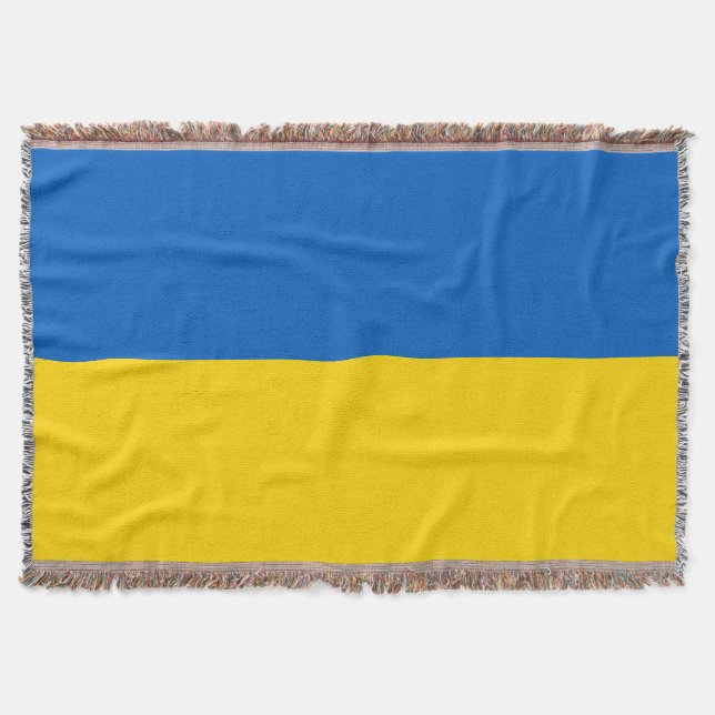 Flagge der Ukraine Decke (Vorderseite)