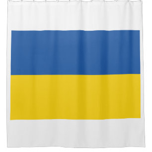 Flagge der Ukraine Duschvorhang