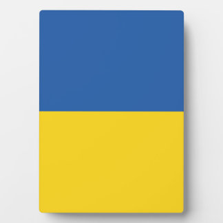 Flagge der Ukraine Fotoplatte