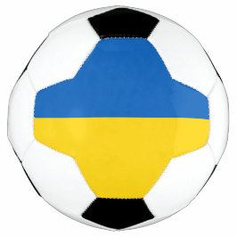 Flagge der Ukraine - Fußballball Fußball