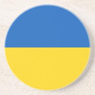 Flagge der Ukraine Getränkeuntersetzer