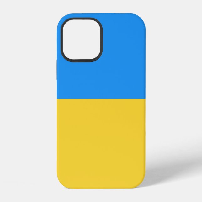 Flagge der Ukraine iPhone Hülle (Rückseite)