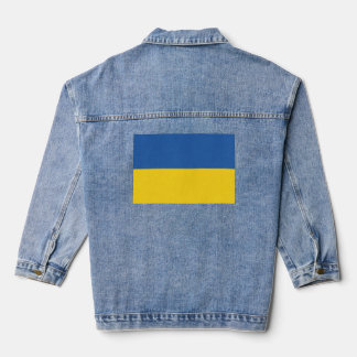 Flagge der Ukraine Jeansjacke