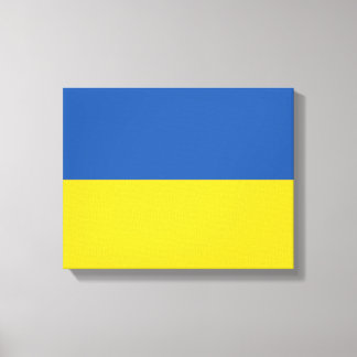 Flagge der Ukraine Leinwanddruck