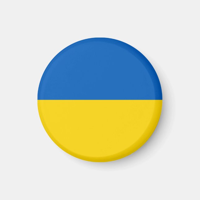 Flagge der Ukraine Magnet (Vorne)