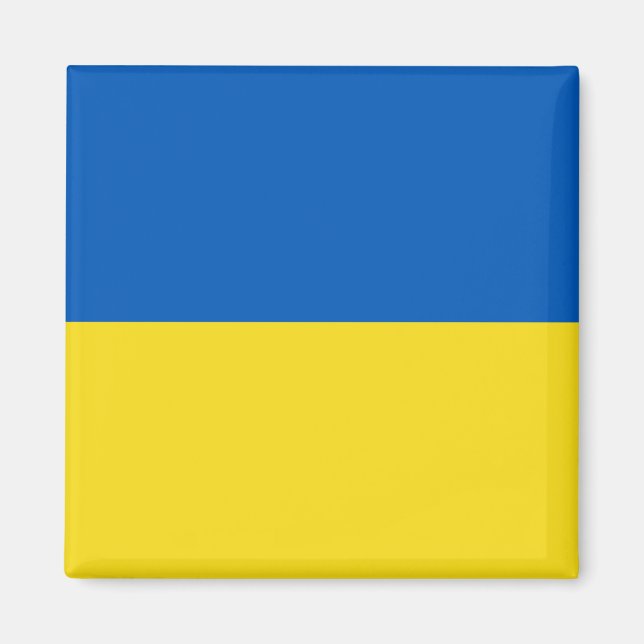 Flagge der Ukraine Magnet (Vorne)