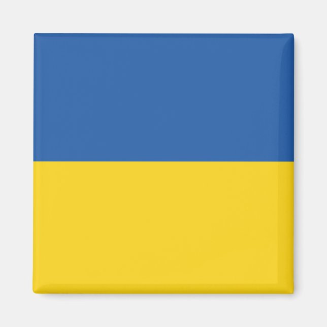 Flagge der Ukraine Magnet (Vorne)