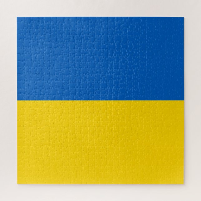 Flagge der Ukraine Puzzle (Vertikal)
