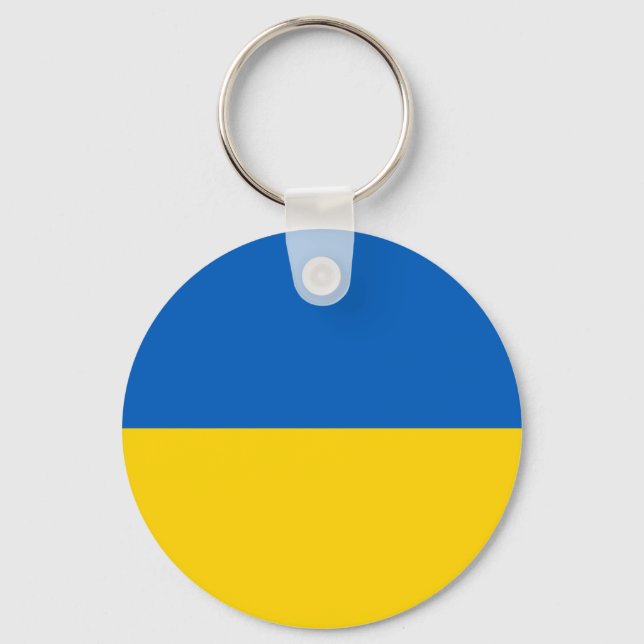 Flagge der Ukraine Schlüsselanhänger (Vorderseite)