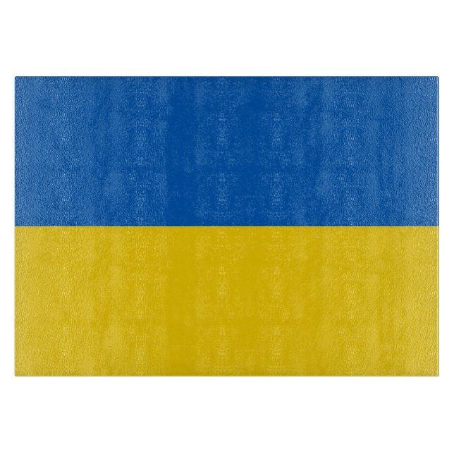 Flagge der Ukraine Schneidebrett (Vorderseite)