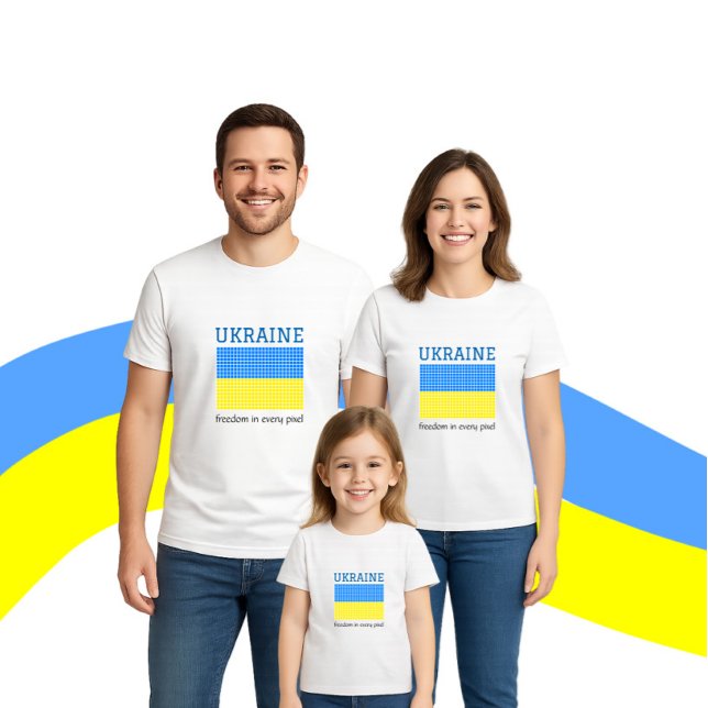 Flagge der UKRAINE T-Shirt (Von Creator hochgeladen)
