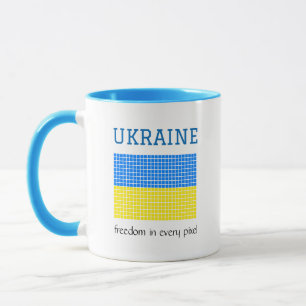 Flagge der UKRAINE Tasse