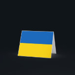 Flagge der Ukraine (Ukrainisch) Karte<br><div class="desc">Anpassbare World Flag Produkte - Bitte fühlen Sie sich frei, Ihren eigenen Text hinzuzufügen.</div>
