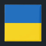 Flagge der Ukraine (Ukrainisch) Magnet<br><div class="desc">Anpassbare World Flag Produkte - Bitte fühlen Sie sich frei, Ihren eigenen Text hinzuzufügen.</div>