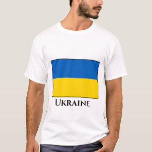 Flagge der Ukraine (Ukrainisch) T-Shirt
