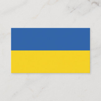 Flagge der Ukraine Visitenkarte