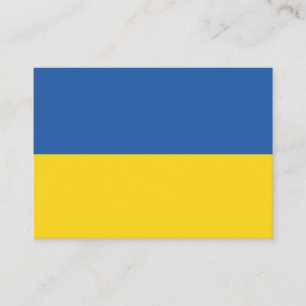 Flagge der Ukraine Visitenkarte