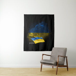 Flagge der Ukraine Wandteppich