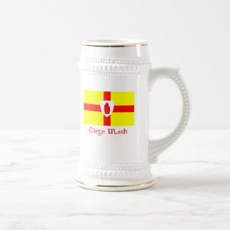 Flagge der Ulster-Bier-Tasse Bierglas